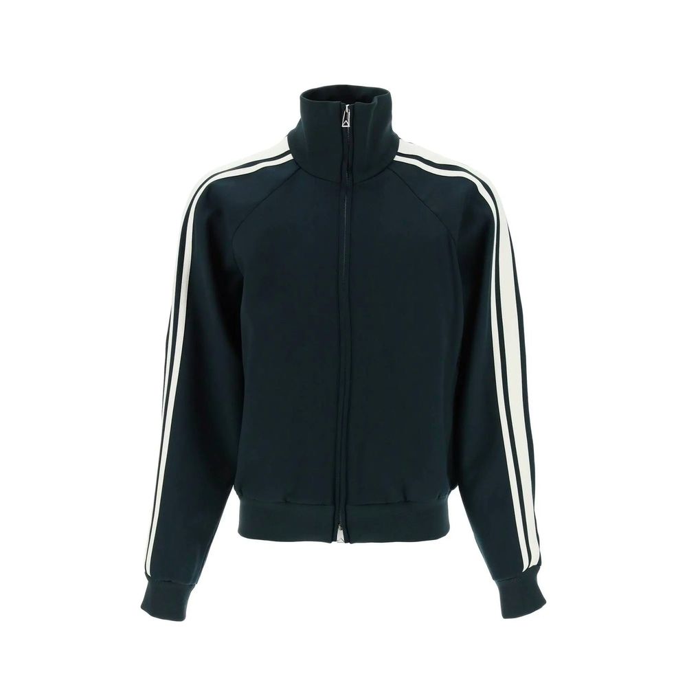 Bicolor Elastane Full-Length Jacket