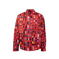 Red Cotton Pattern Shirt
