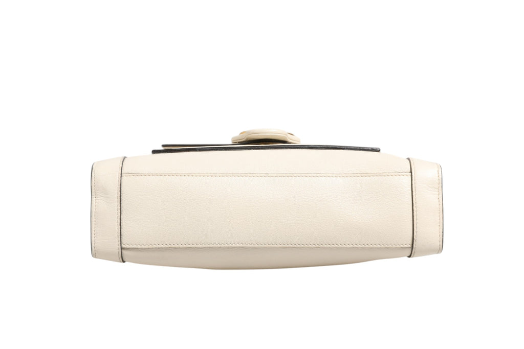 Arli Small Crossbody Bag White Leather