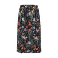 Multicolor Silk Midi Skirt