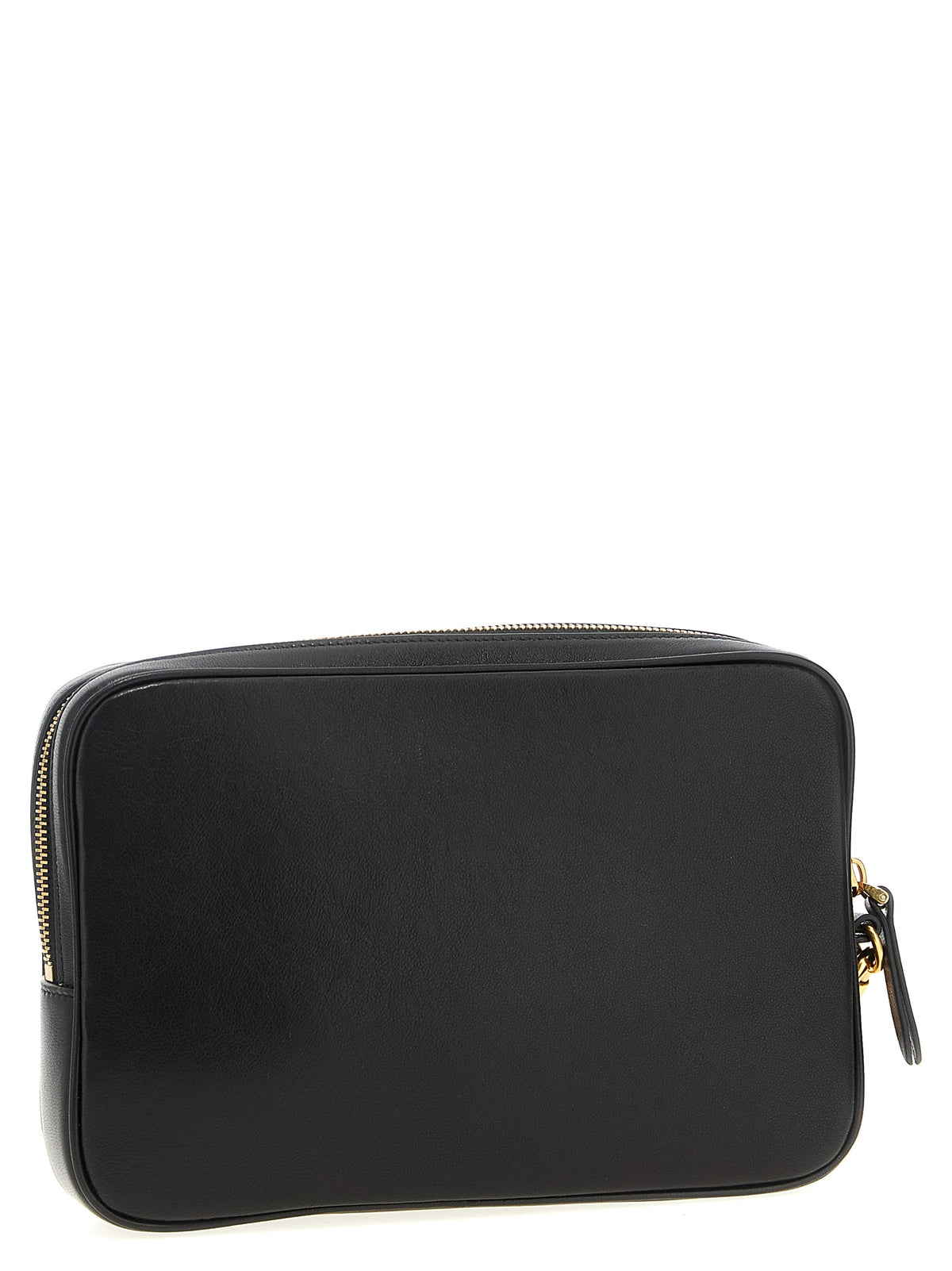 Multicolor Lamb Leather Clutch Bag