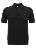Black Wool Polo Shirt