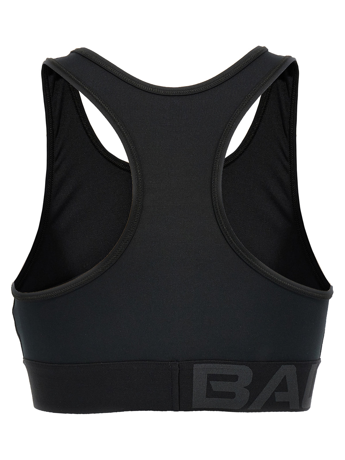 Black Polyester Sport Bra