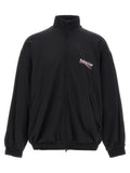 Black Polyamide Sweatshirt