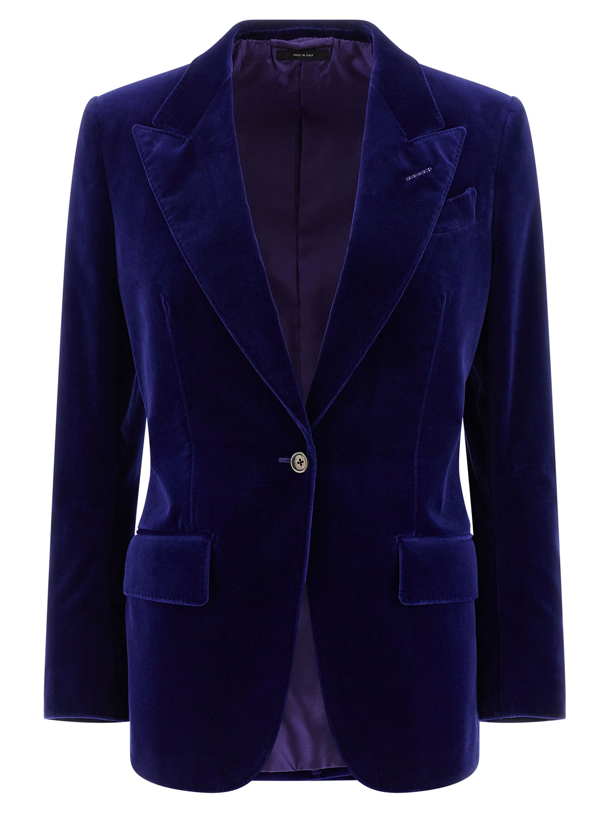 Blue Cotton Blazer
