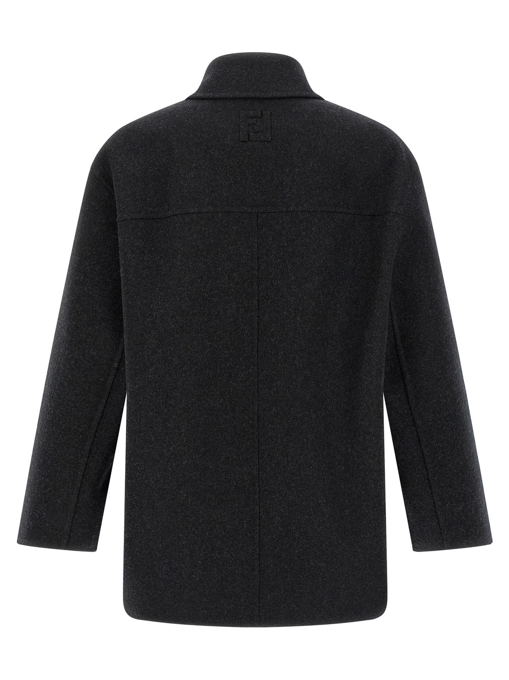 Gray Virgin Wool Coat