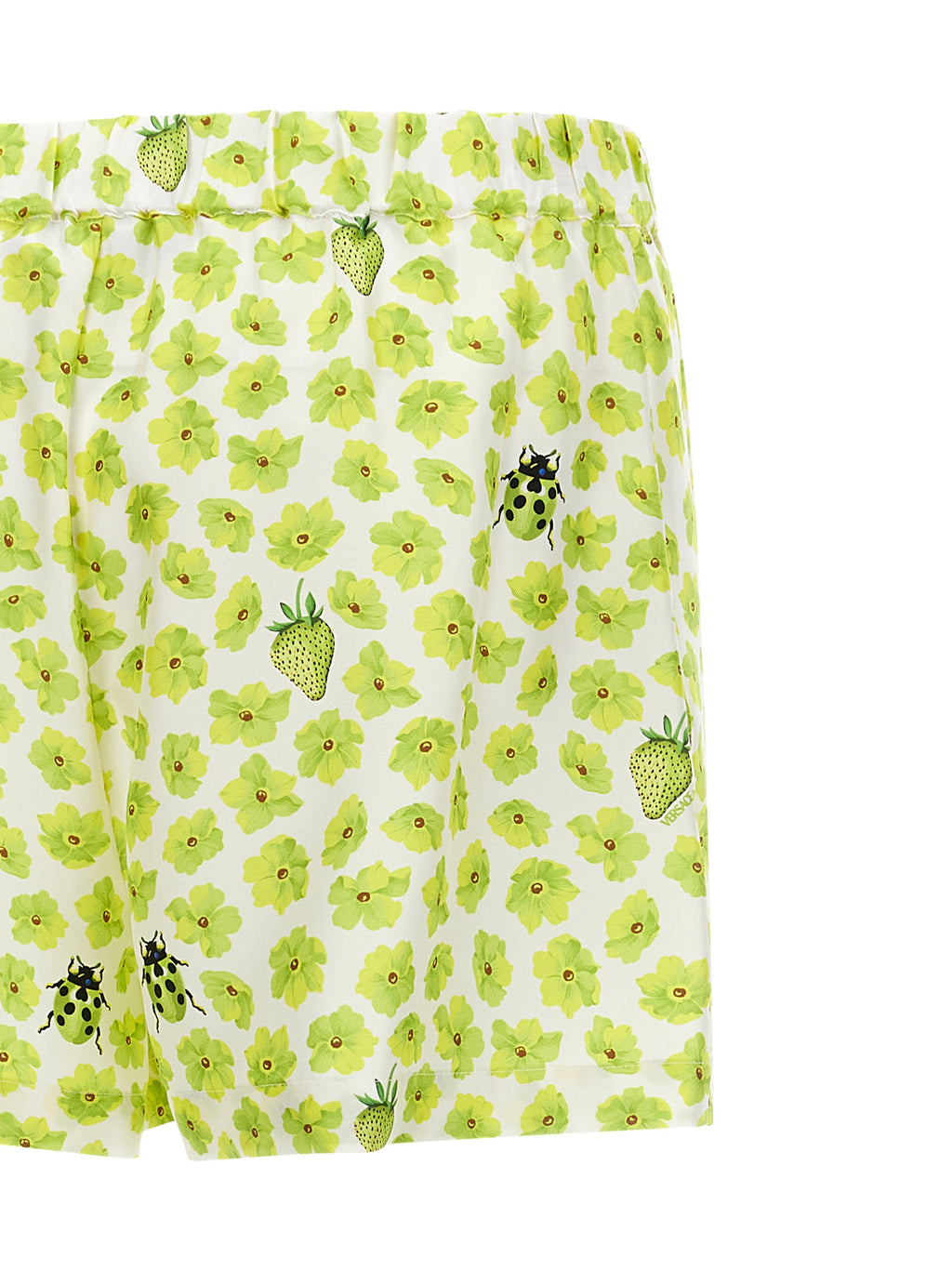 Multicolor Silk Bermuda Shorts
