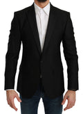 Black Slim Fit Coat Jacket MARTINI Blazer