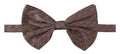 Brown Fantasy Print Adjustable Neck Papillon Bow Tie