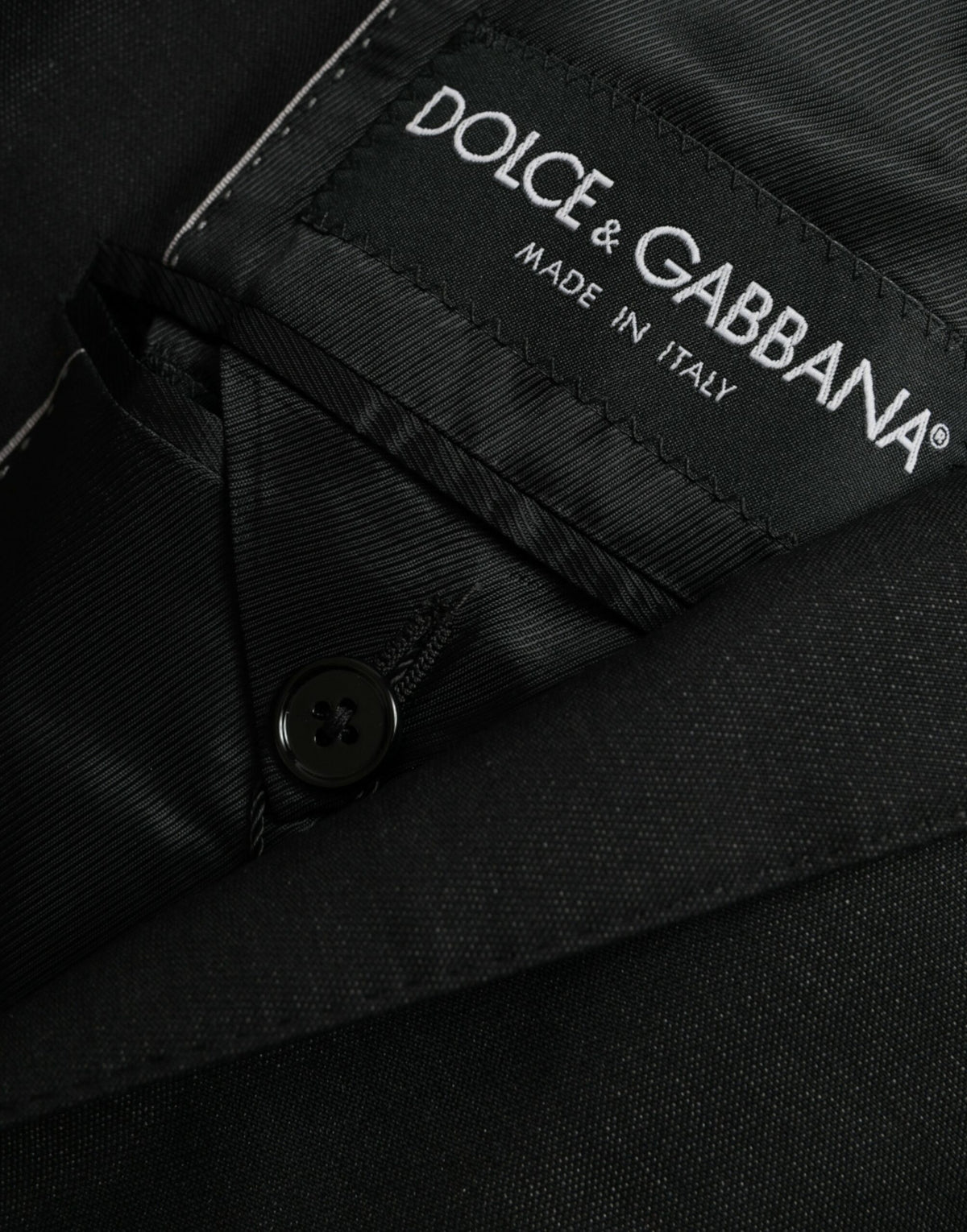 Dark Gray Wool Notch SingleBreasted Coat Blazer