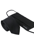 Dark Gray 100% Silk Adjustable Necktie Face Mask