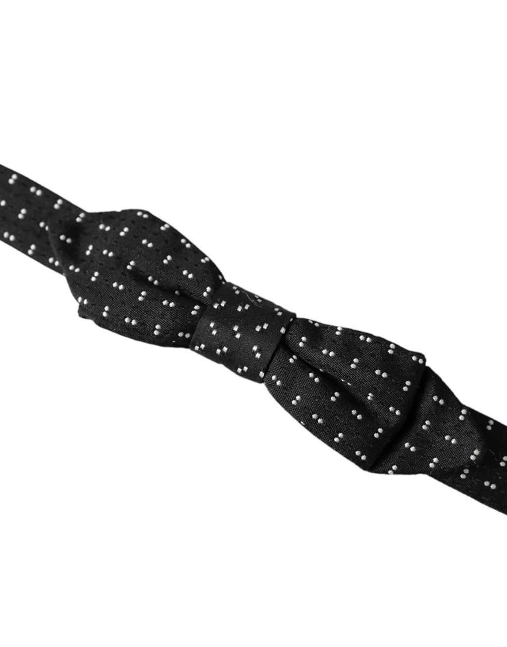 Dark Gray Silk Patterned Adjustable Neck Men Papillon Bow Tie