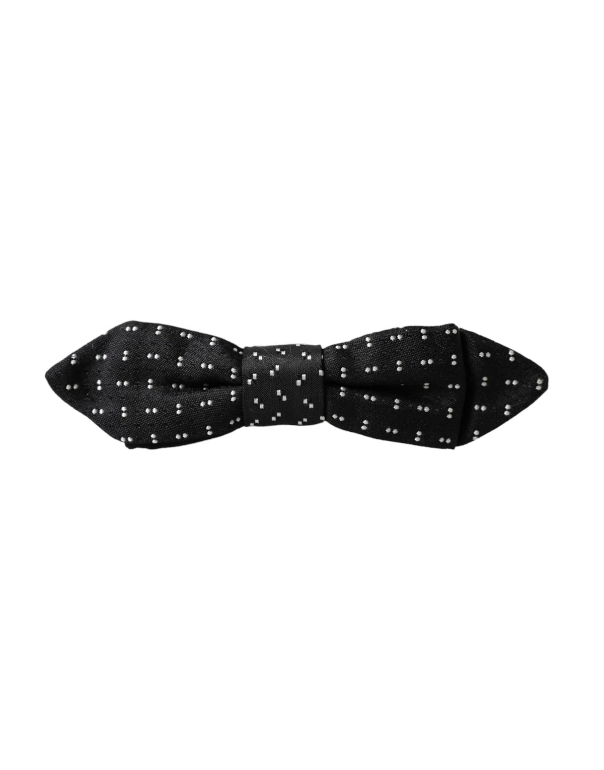 Dark Gray Silk Patterned Adjustable Neck Men Papillon Bow Tie