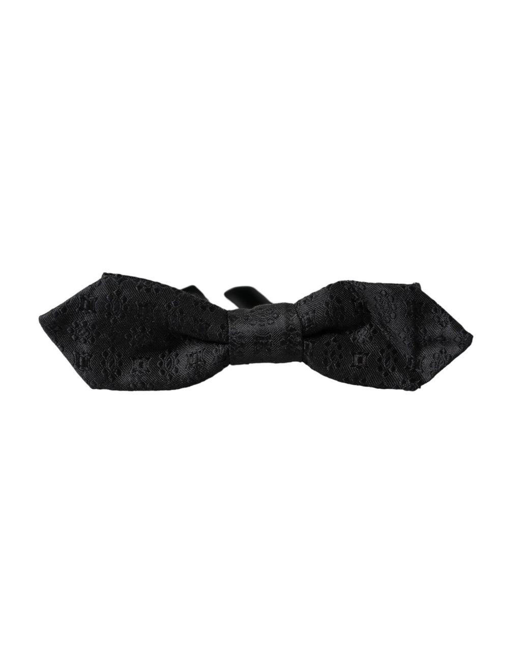 Dark Gray Silk Fantasy Adjustable Neck Men Bow Tie