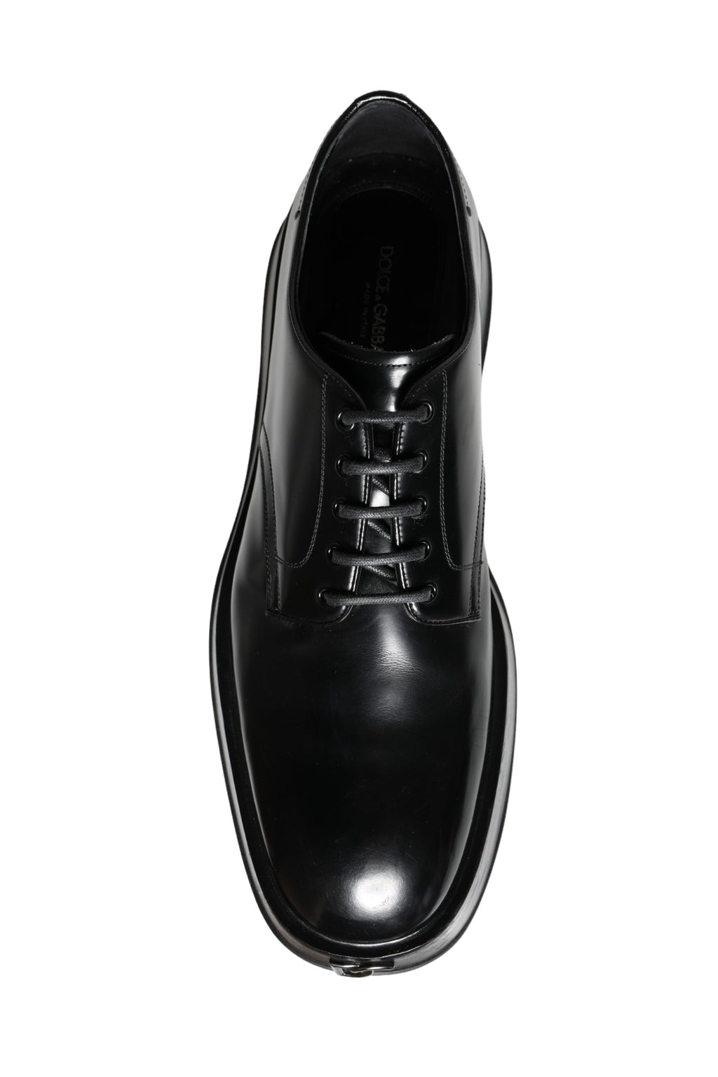 Black Calf Leather Derby Formal Dress Shoes
