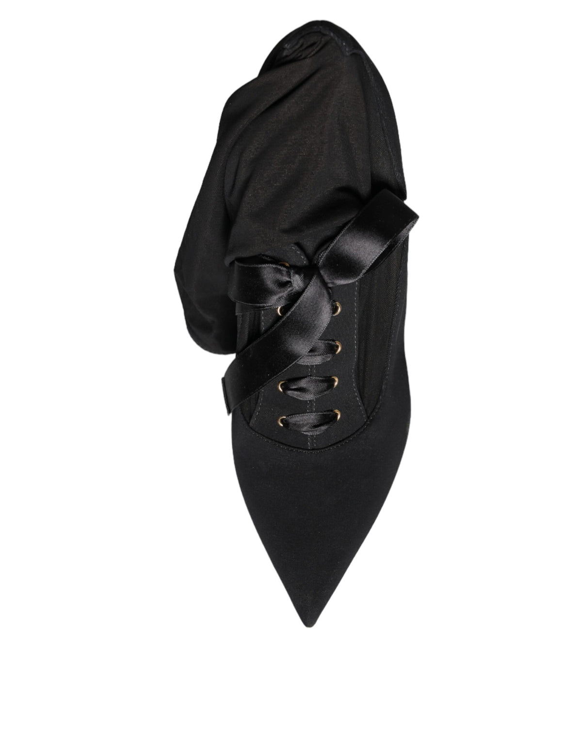 Black Stiletto Heels Mid Calf Boots Shoes