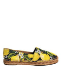 Multicolor Lemon Slip On Espadrilles Shoes