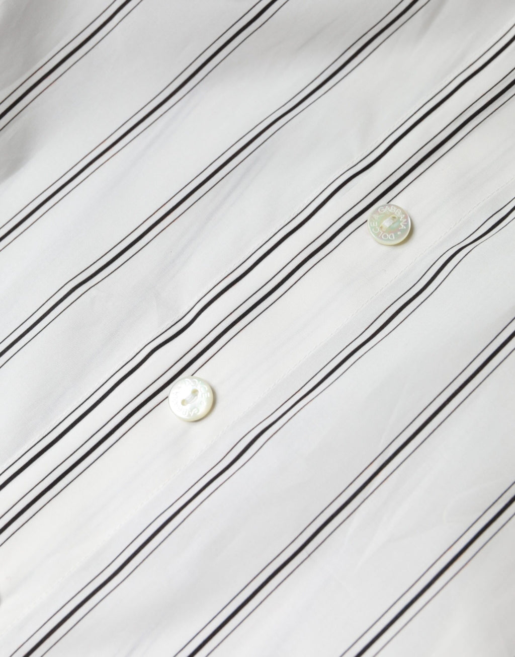 White Striped Collared Short Sleeve Polo Top