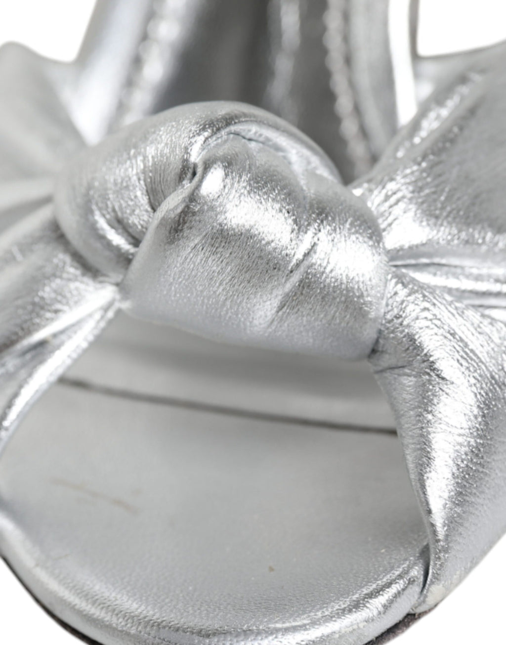 Silver Mirror Heels KEIRA Sandals Shoes