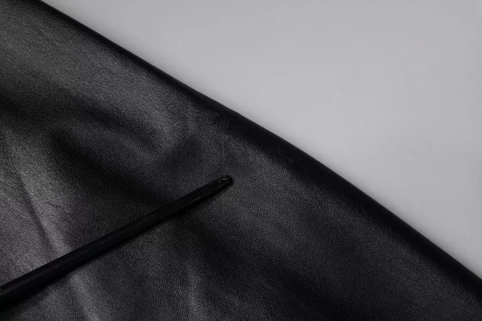 Black Hooded Full Zip Men Bomber Jacket