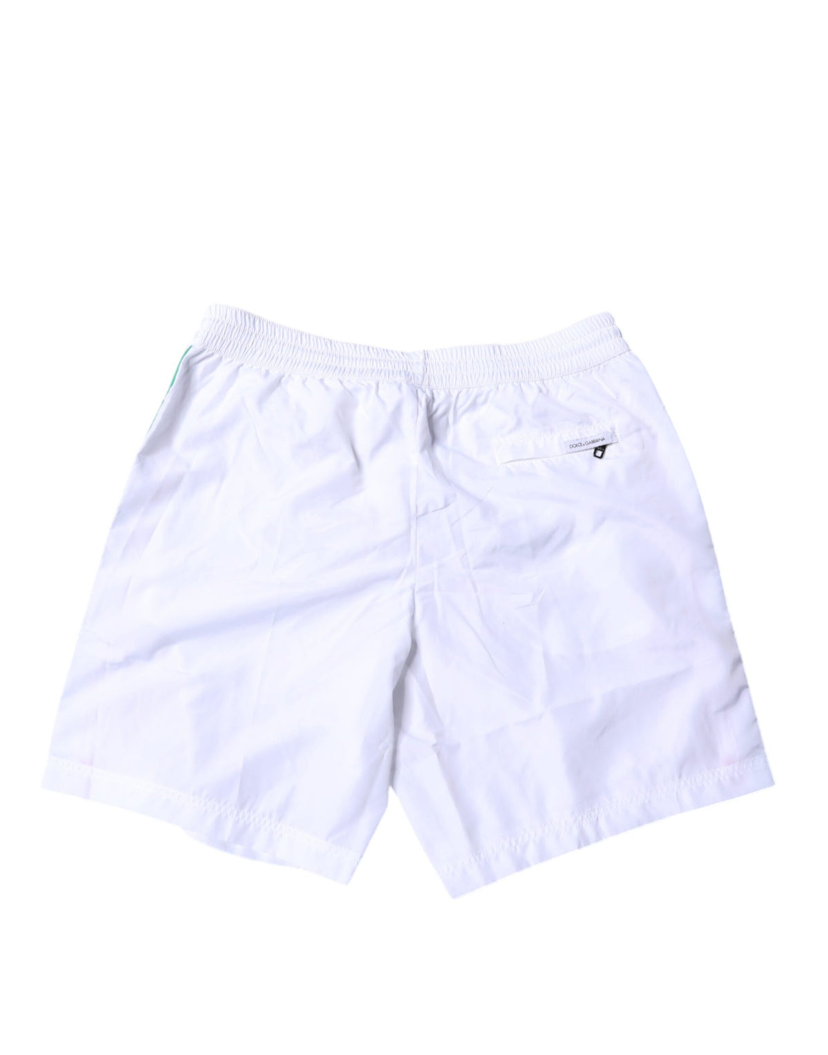 White Stripes Beachwear Shorts 2 Pc Swimwear