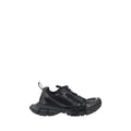 Black Fabric Athletic Sneakers